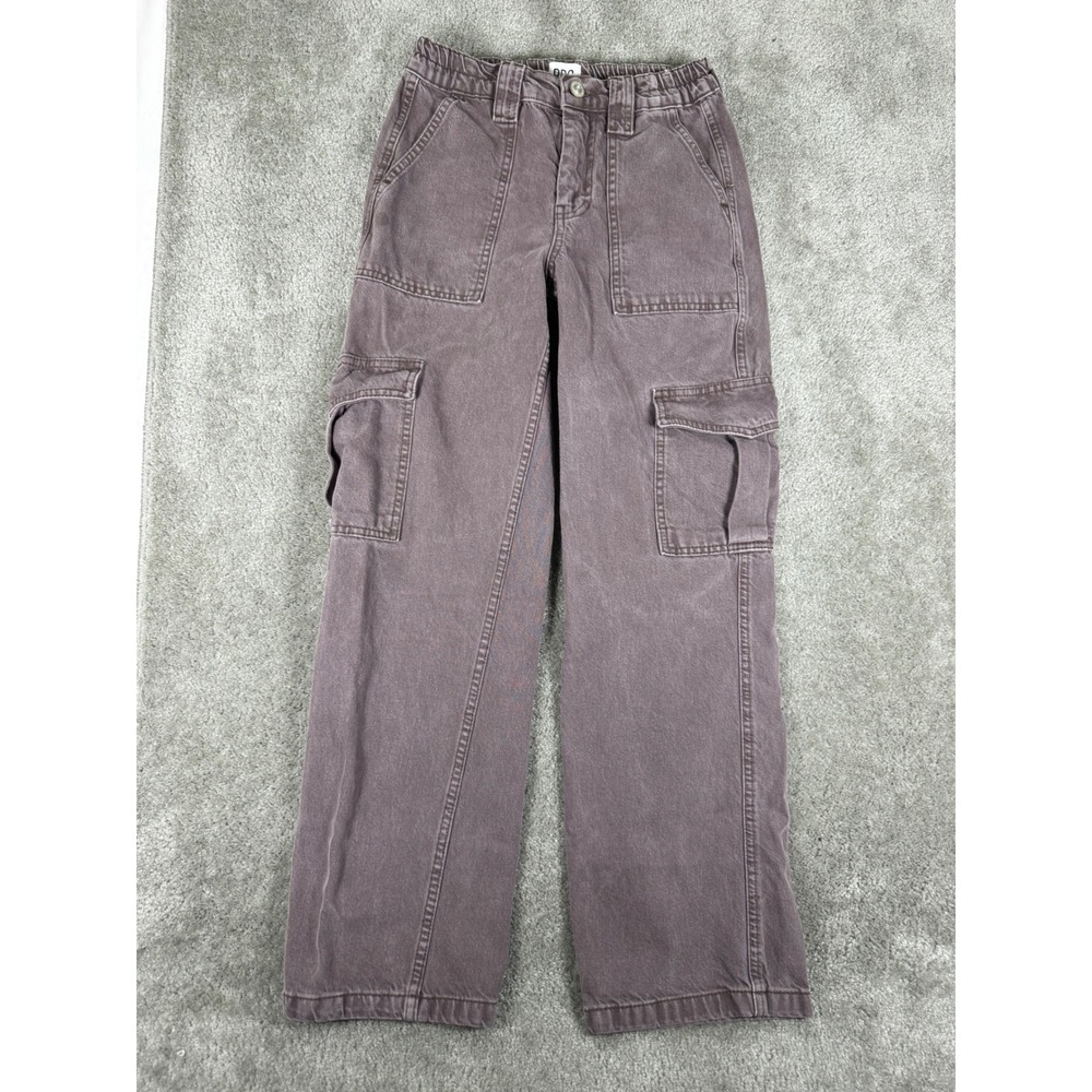 BDG Urban Outfitters Skate Cargo Pants Brown Mauve Wide Leg W25 L32 003/47